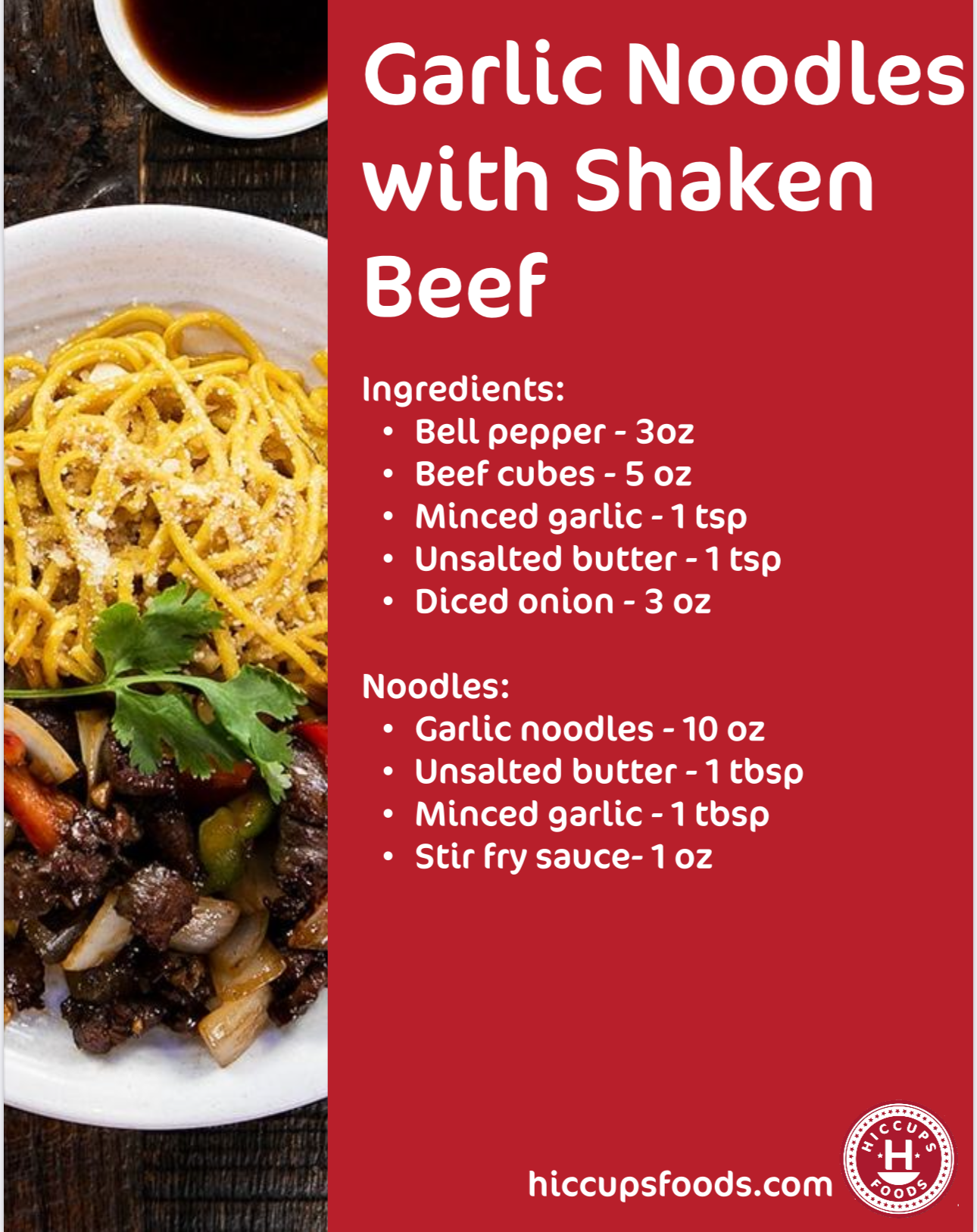 SHAKEN BEEF SAUCE - 24 LBS - 384 OZ