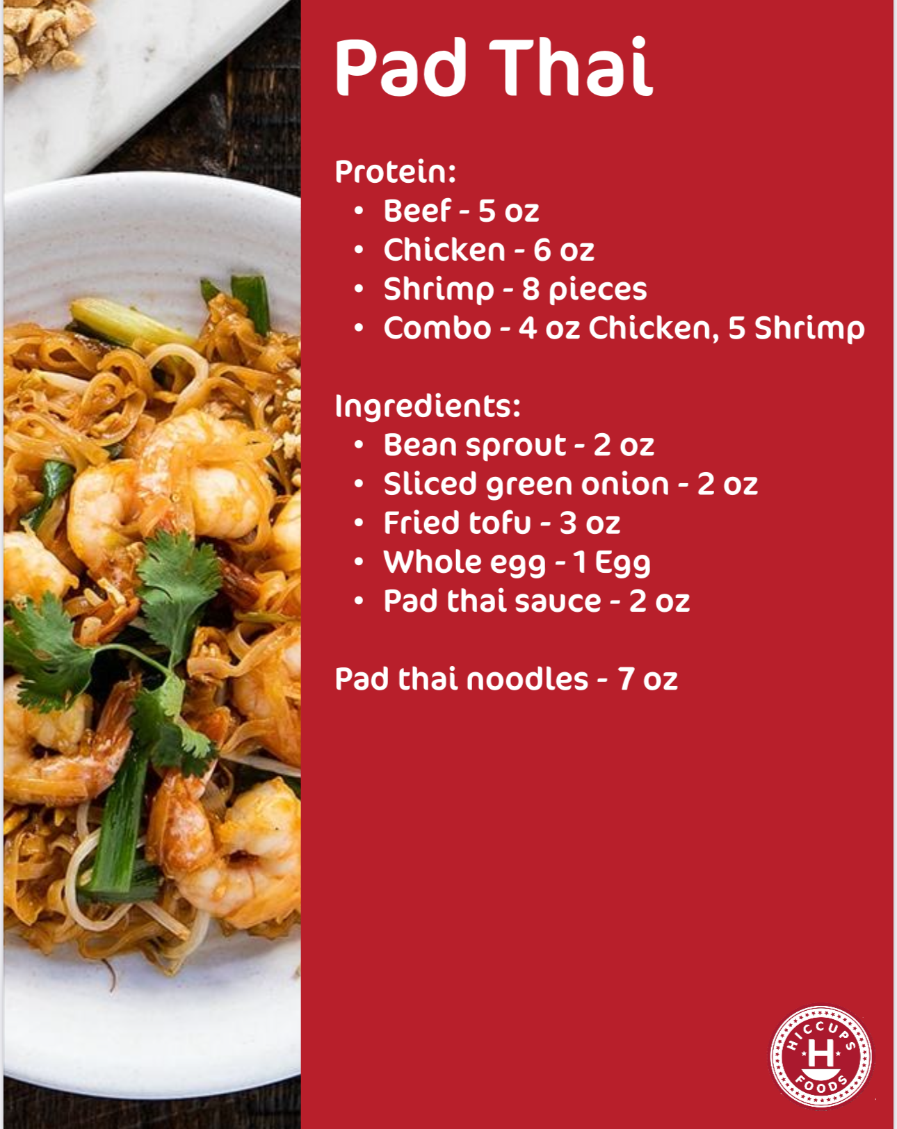 PAD THAI SAUCE 24 LBS - 384 OZ